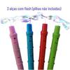 3 seção onda bola punho com flash 3 metros 30 luz mão-à mão balão luminoso mercado noturno quadrado para empurrar brinquedos fornecimento por atacado
