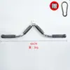 Huality Mango de Pórtico Alto y Bajo Tirar Hacia Atrás Barra Tamaño Remo de Ave Equipo de Fitness Accesorios Auxiliares Mango