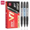 Caneta Gel Deli para Estudantes, Caneta Retrátil para Alunos do Ensino Fundamental e Médio, Secagem Rápida, Escrita Suave, Caneta Preta de Escritório 0.5mm, Atacado