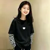 Ropa de Otoño para Niñas Camiseta de Manga Larga Patchwork Primavera y Otoño 2026 Nuevo Estilo Ropa para Niñas Medianas y Grandes Capa Interior Camiseta Base Tops para Niñas