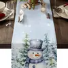 Nuevo Camino de Mesa Navideño de Amazon Cuadros Búfalo Flor Roja Piña Mantel Decoración para Fiesta Familiar de Invierno