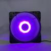 Fornecimento direto da fábrica 12 cm ventilador do chassi RGB colorido ventilador do chassi do computador de mesa resfriamento LED mudo luminoso