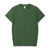 Playera de Algodón Pesado para Hombre 270g para Hombre y Mujer Color Sólido Manga Corta Pareja Holgada Transpirable Media Manga Casual Camiseta Lisa