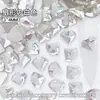 Rinestones para Uñas en Forma de Abanico de 3*4mm Rinestones de Cristal de Vidrio Accesorios para Uñas DIY Decoraciones de Pedrería Materiales para Uñas Portables Venta al por Mayor