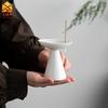 Incensário de Pé de Porcelana Branca e Tiande Linha Cerâmica Estilo Song Porta-Incensos para Sala de Chá Fornalha Antiga de Sândalo Fornalha de Aromaterapia Zen