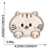 Venta Directa de Fábrica Original Parche Adhesivo de Animales de Dibujos Animados Gatito Accesorios Accesorios para Ropa Parche de Tela Parche