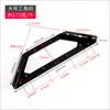 Código de Esquina Engrosado de Acero Inoxidable Negro Ángulo Recto de 90 Grados Hierro Angular en Forma de L Conector para Muebles Fijador Soporte Soporte de Estante