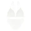 Outono Sexy Estilo Francês Fino Alça Ultra-Fina Fechamento Frontal Costas Lindas Conjunto de Sutiã Triângulo Sem Fio Lingerie para Mulheres