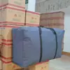 Bolsa para mudanza, Bolsa de embalaje de tela Oxford engrosada, Bolsa tejida, Bolsa de equipaje impermeable engrosada, Bolsa de almacenamiento para edredones, Bolsa para colchón