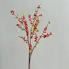 Fruta Artificial de Espinheiro-Marítimo, Galhos Artificiais de Frutas Estilo Zen Chinês, Espinheiro-Marítimo, Frutas Artificiais para Arranjo de Flores de Ano Novo para Decoração de Casa