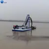 Barco Succionador de Arena con Chorro de Río Interno, Barco Succionador de Arena Eléctrico-Mecánico Jiangxi Hubei, Bomba Succionadora de Sedimentos, Barco de Dragado