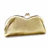 Nuevo Estuche Creativo para Gafas de Cuero Genuino Bolso de Almacenamiento de Gafas de Sol Portátil de Nicho Estuche para Gafas de Sol con Clip Estuche para Lápices de Cejas de Mujer