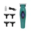 Máquina de cortar cabelo elétrica profissional personalizada, aparador de cabelo elétrico multifuncional OEM com base, máquina de cortar cabelo para raspagem da cabeça de óleo, escultura