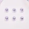 Série Crânio Excêntrico Cor Mista Decorações para Unhas de Halloween Acessórios Pequenos de Resina de Terror Acessórios para Nail Art DIY
