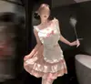 Lencería Tallas Grandes Shuang'er Puro Deseo Sexy Dulce Lindo Disfraz Cosplay de Sirvienta Falda Tutú de Sirvienta Falda de Pastel