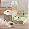 Balde de armazenamento de grãos para animais de estimação Balde de armazenamento à prova de umidade para comida de gato Balde simples selado de grande capacidade para ração para cães Balde de armazenamento de lanches para animais de estimação