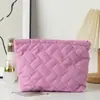 Bolsa de Cosméticos Acolchada Transfronteriza Bolso de Mano en stock Estuche para Lápices Estilo Japonés Simple Gran Capacidad Alto Valor Cuadros Almacenamiento