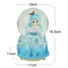 Bola de Cristal Luminosa Personalizada Cruz de Sirena Adornos Transfronterizos Decoraciones para el Hogar Manualidades de Resina Adornos Artesanías