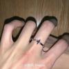 Diseño de nicho anillo de serpiente de gato personalizado traje dulce cool joyería estilo chica hot anillo de mariposa de alta gama anillo