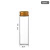 Diâmetro 30mm Tampa de Alumínio Frasco de Vidro Controlado Frasco de Doces Frasco de Desejos Aquilaria aloes Frasco de Tabaco Frasco de Cordyceps Frasco de Cápsulas