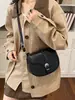 Bolso Cruzado Vintage Bloque de Color Transfronterizo Bolso Cruzado Versátil para el Día a Día 2026 Verano Nuevo Moderno Bolso de Hombro de Gran Capacidad