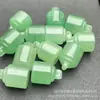 Selo Redondo Natural de Ágata Verde Escama Pingente Pingente de Jade Artesanal DIY Acessórios para Pendurar Celular Chave Venda por Atacado