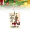 Regalos de Navidad 2024-Papá Noel Billetera de Navidad Colgante de Billetera Decoraciones de Árbol de Navidad