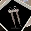 Nuevos Pendientes de Mariposa con Borlas para Otoño 2026 para Mujer, Pendientes de Nicho de Lujo Ligero de Gama Alta, Pendientes Largos Elegantes Versátiles