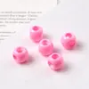 Pintura acrílica de 8 mm cuentas de 4 vías perforadas de cuatro vías cuentas sueltas cadena para teléfono móvil con cuentas pulsera accesorios de joyería diy