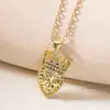 Novo Produto Cruzado Europeu e Americano Aogu, Colar com Pingente de São Judas Banhado a Ouro 18K Cobre Simples e Luxuoso, Joias Personalizadas de Nicho