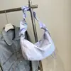 2026 Nova Bolsa de Ombro/Transversal Plissada de Grande Capacidade, Casual e Fashion, Leve para o Trabalho e Passeios, Bolsa Dumpling