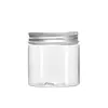 Caja pequeña de plástico PET transparente de boca ancha de 100 ml con tapa de rosca, sellada, a prueba de humedad, para almacenamiento, latas envasadas secundariamente, botellas en stock