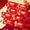 Sobre Rojo Hueco de Año Nuevo 2026 Festival de Primavera Divertido Bolso de Año Nuevo Personalizado Ritual Caja de Regalo de Sobre Rojo Año del Caballo