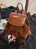 Otoño 2024 Nueva Moda Bolso de Mano Sencillo Elegante Bolso de Hombro para Chica Mochila con Costuras Retro