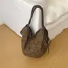 Bolso de Mano de Moda Tejido Versátil de Gran Capacidad para Mujer, Hombro Único, Bajo Brazo, Bolso de Paja, Bolso Tote, Primavera/Verano 2026 Transfronterizo
