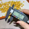 Modelo Nuevo Original Lingote Chapado en Oro Accesorio DIY para Manualidades, Cuentas Espaciadoras para Pulseras, Colgante para Cuerda Trenzada, Accesorio Creativo