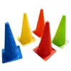 Cone marcador de 38CM feito de material ecológico, cone de treino de futebol, cone de sorvete, obstáculo, base quadrada, cone marcador multifuncional