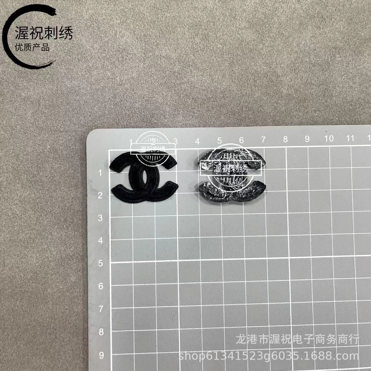 布贴刺绣款双C WZ-BTCXSC003