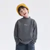 [10A Antibacteriano] La nueva colección otoño/invierno 2026 de ropa para niños de Hai Ma: camiseta cálida de manga larga con cuello semi-alto