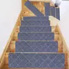 Alfombra para Escalera Amazon Transfronteriza Alfombra para Peldaño tpr Autoadhesiva sin Adhesivo Alfombra Antideslizante Rayada Embosada Uso Repetido