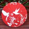 Guarda-chuva de papel de óleo de estilo antigo Traje clássico Hanfu Silk Umbrella Cheongsam Props Decoração Red Umbrella Factory