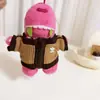 [Solo para Ropa] Conjunto de Ropa de Bebé Estilo Wang Sulong Liso Dragón Bollo Chaqueta y Falda Reemplazo