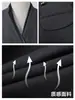 Traje Gris de Negocios para Mujer Traje de Alta Gama Cintura Temperamento Departamento de Ventas Ropa de Trabajo Joyería Hotel Ropa de Trabajo