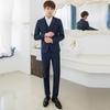 Primavera de 2026 Novo Terno Masculino Slim Fit Estilo Coreano Roupa para Padrinhos Grupo de Irmãos Terno de Três Peças Atacado