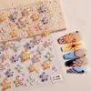 Pegatinas para Uñas con Relieve de Flor de Lirio Cruzado Lote Mixto Múltiples Estilos Flor del Diablo 3D Pegatinas para Uñas DIY Estilo CA