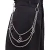 Joias Transfronteiriças Europeias e Americanas Moda Tendência Elementos de Natal Boneco de Neve Floco de Neve Acessórios de Presente Corrente de Metal Multicamadas para Calça