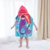 El fabricante personaliza toallas de baño para niños, ponchos, batas con capucha, estampado digital de dibujos animados, toallas de baño ponibles, personalizables con tu propio diseño