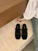 Meias-Pantufas Fechadas Retro Super Modernas para Mulheres, Novidade Verão 2026 Leves com Solado Macio Sapatinhos Mary Jane Baixos Estilo Chanel