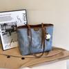 Bolsa Casual de Alta Qualidade para Comutadores de Comércio Exterior Feminina 2025 Nova Moda Popular Bolsa de Ombro Bolsa Tote de Grande Capacidade