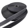 Accesorios de Ropa con Velcro de Nylon Completo Grado A de 2 cm, Cinta Adhesiva de Gancho y Bucle Negra Ecológica, Cierre de Velcro de 25 mm
